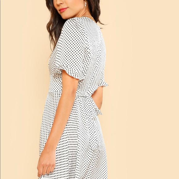 ⚜️ Polka Dot Casual Dress - Picture 4 of 6